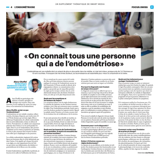 On connait tous une personne qui a de l’endométriose